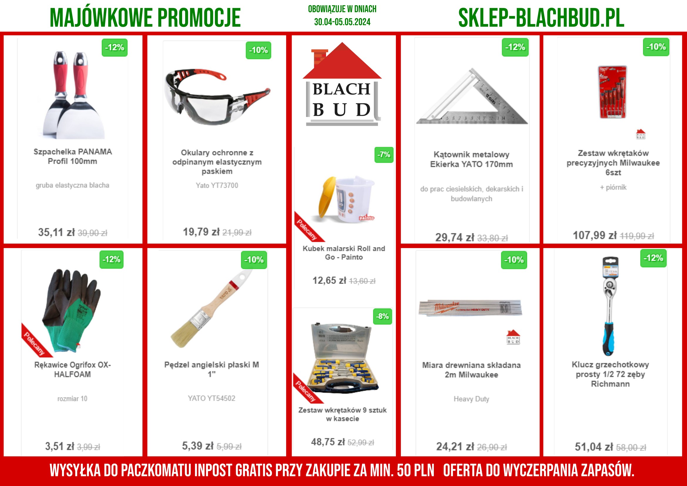 Ulotka promocyjna Blachbud
