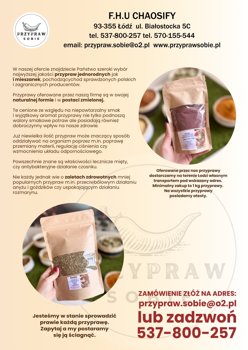 Przpraw Sobie - Oferta