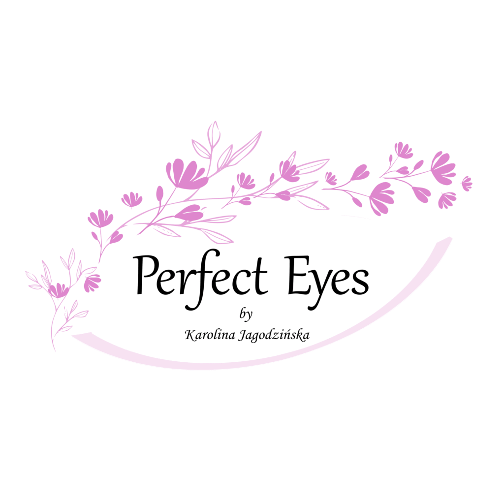 Logo przygotowane dla firmy PErfect Eyes by Karolina Jagodzińska