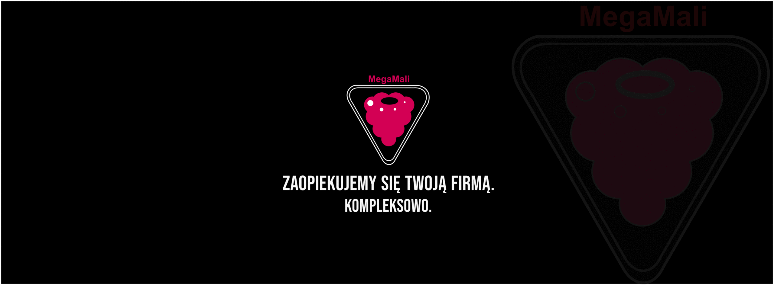 Banerek wiazytówka MEgaMali