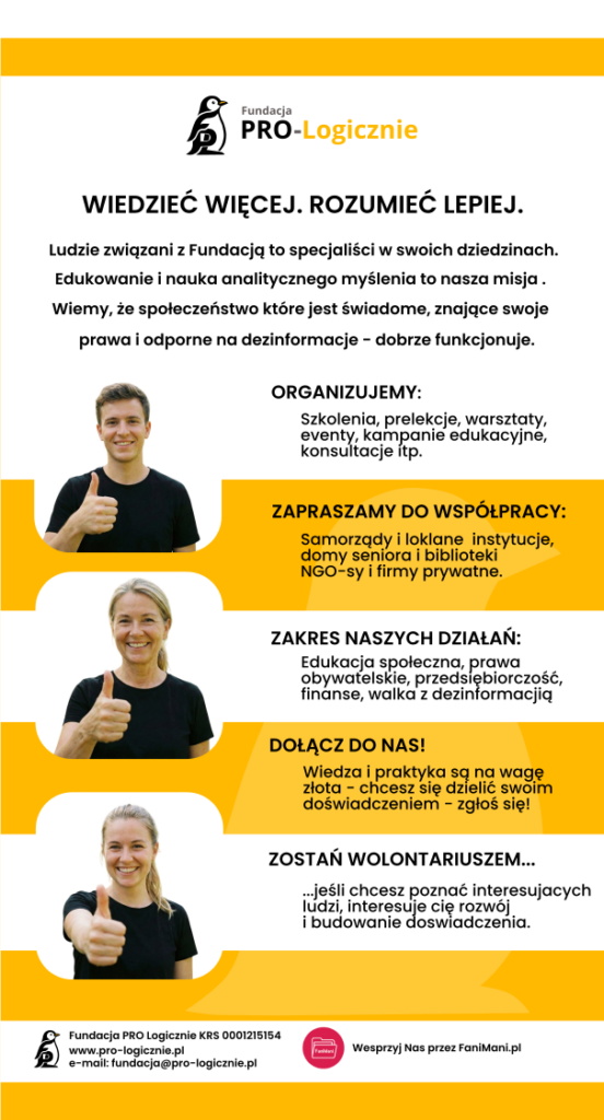 Ulotka ogólna Fundacji PL pion