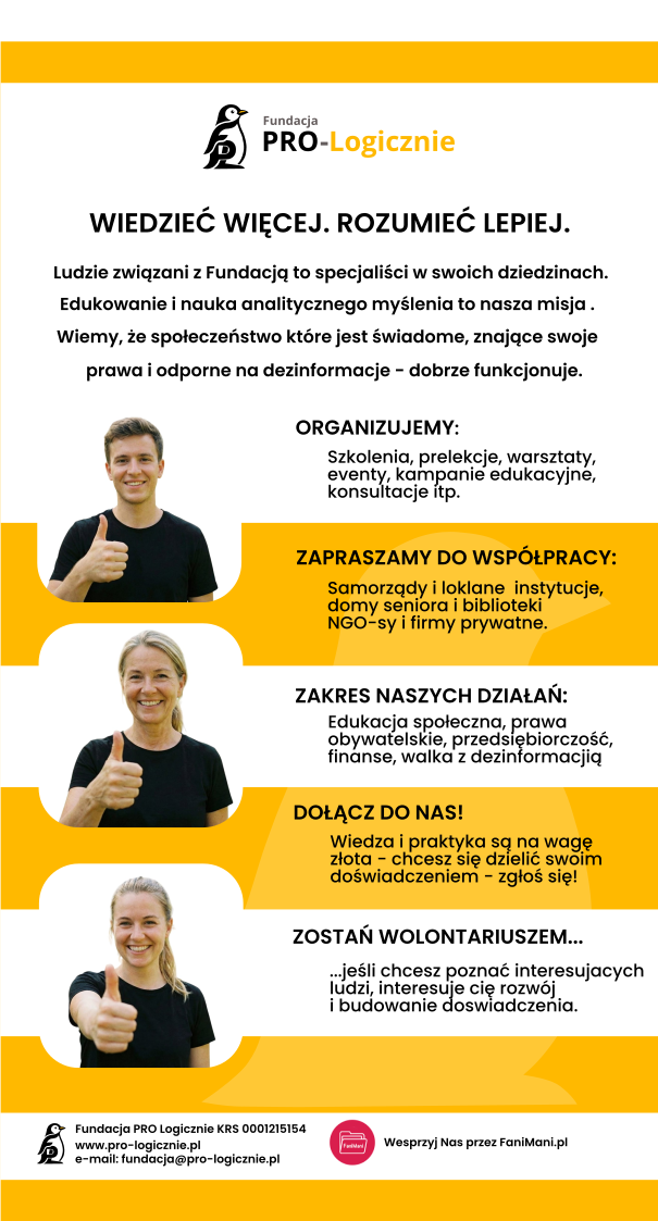 Ulotka ogólna Fundacji PL pion